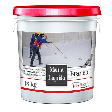 Manta Líquida Branca Impermeabilizante Flexfloor 18kg