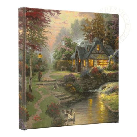 Thomas Kinkade Studios Stillwater Cottage X Gallery Wrapped