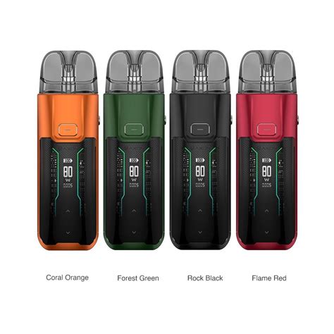 Vaporesso Kit Luxe Xr Max 2800mah Leather Version Couleur Flame Red