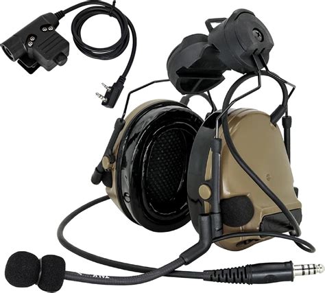 Amazon Hearfalcom Tactical Comta Iii Headset Helmet Arc Rail