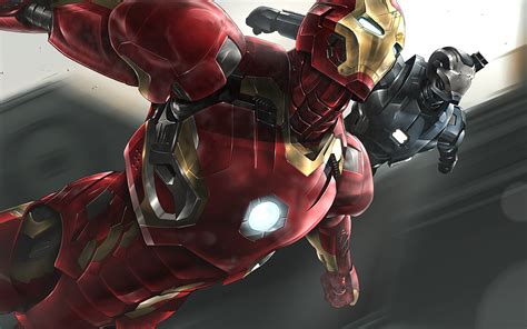 X Iron Man And War Machine K K Hd K Wallpapers Images