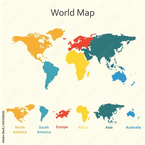 World map infographics. Vector design template of world map with ...