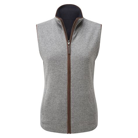 Ladies Schoffel Reversible Merino Cashmere Gilet Ladies Country