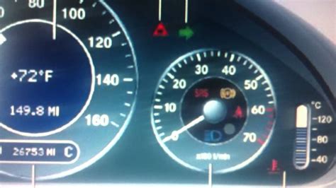 Mercedes E W Srs Airbag Warning Light How To Turn It Off Youtube