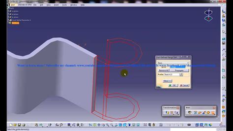 Catia V5 Tutorial User Flange With Basic Profile And Spine Sheetmetal Workbench Youtube