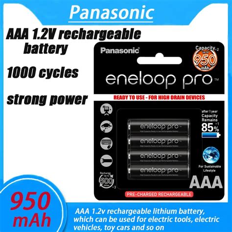 8 64pcspanasonic Original Eneloop Pro 950mah Aaa Battery For Flashlight