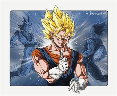 Dragon Ball Vegito Goku Vegeta Fusion Potara Goku Vegeta Fusion, Goku And Vegeta, Dbz, Dragon ...