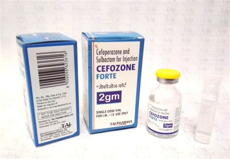 Cefoperazone Sodium And Sulbactam Sodium For Injection CEFOZONE FORTE