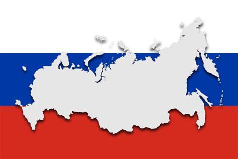 Russia Map with a National Flag Graphic by hartgraphic · Creative Fabrica