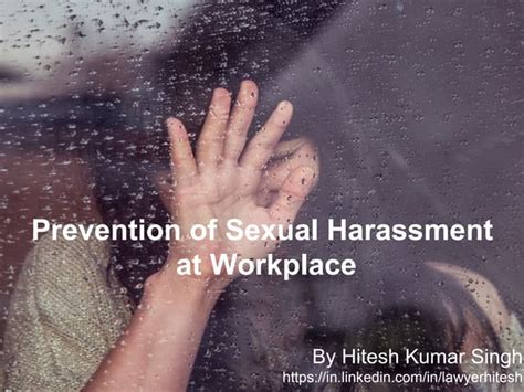 Prevention Of Sexual Harassment At Workplace Ppt