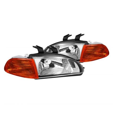 Lumen Honda Civic Hatchback Chrome Factory Style Headlights