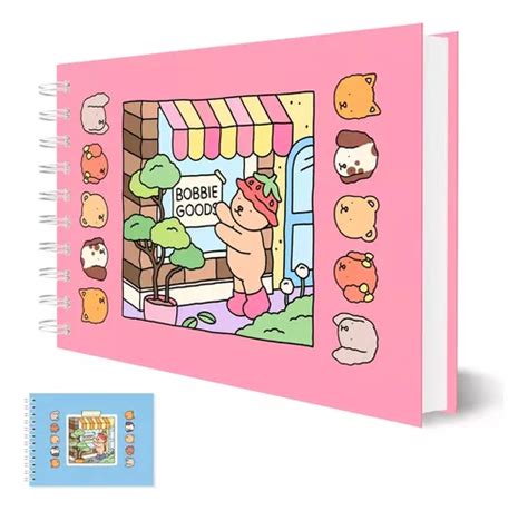 Livro De Bobbie Good - Livro De Colorir Bobbie Goods Capa Dura Com Glitter 50 Paginas, Bobbie ...