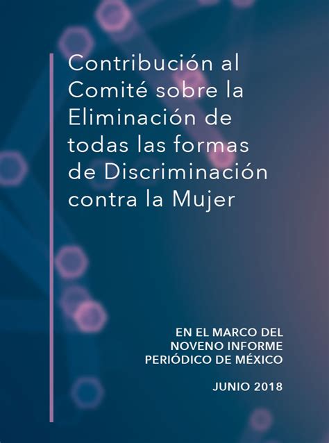 Cmdpdh Contribucion Al Comite Sobre La Eliminacion De Todas Las Formas