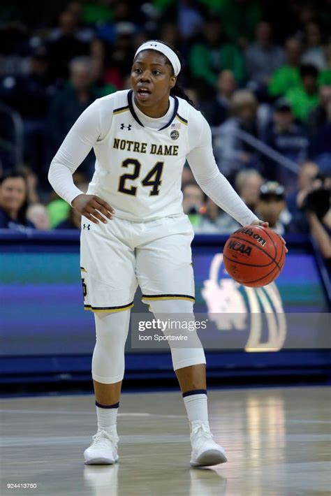 Notre Dame Fighting Irish Guard Arike Ogunbowale In Action During The