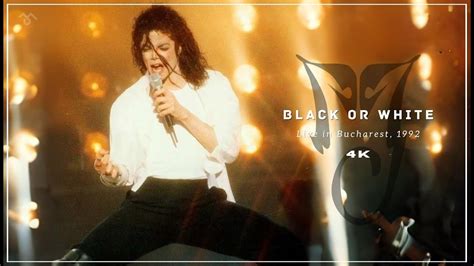 Michael Jackson Black Or White Dangerous Tour Bucharest 4k Youtube