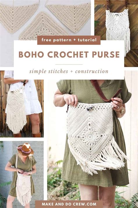 Urban Nomad Crochet Boho Bag Free Pattern Tutorial