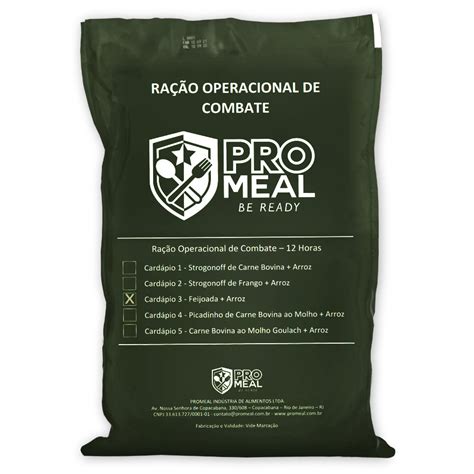 Kit Horas Card Pio Feijoada Arroz Promeal Loja Promeal