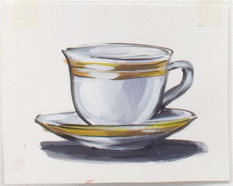 Cup And Saucer Drawing at GetDrawings | Free download