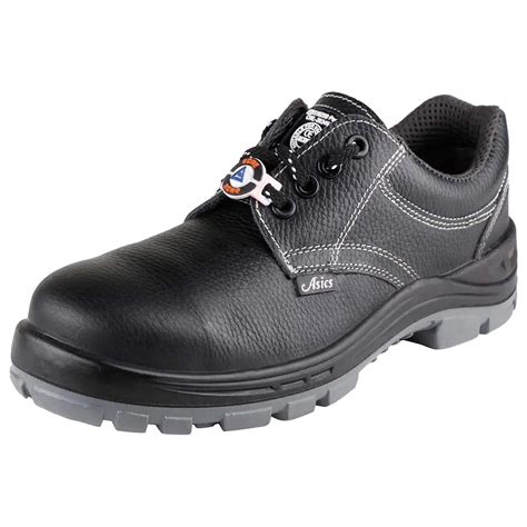 Buy Acme Elics Pu Composite Toe Black Leather Safety Shoes Best