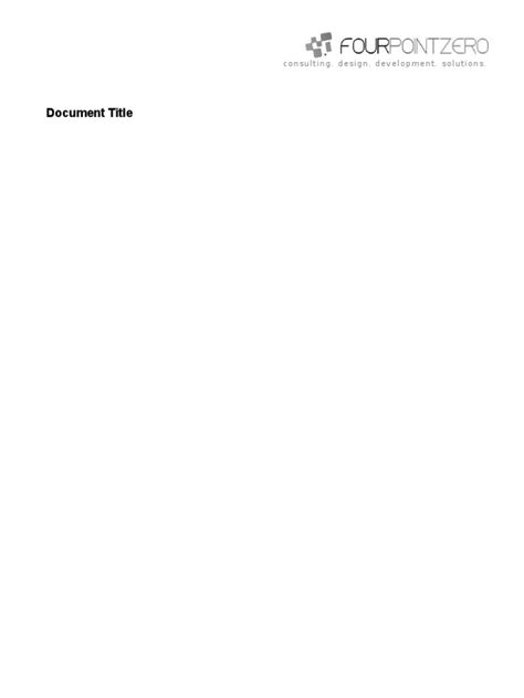 Document Template | PDF