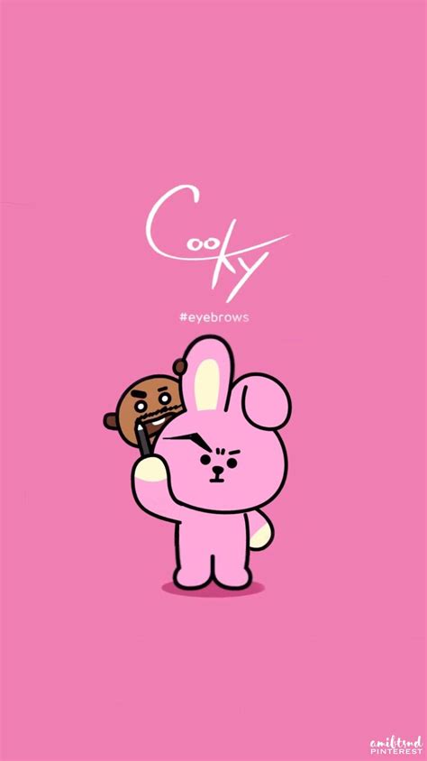 Cooky Bt21 Wallpapers Top Free Cooky Bt21 Backgrounds Wallpaperaccess