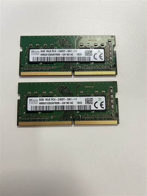 SK Hynix HMA81GS6AFR8N UH 16GB 2x8GB PC4 19200 DDR4 2400 SO DIMM RAM