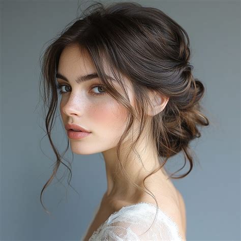 40 Stunning Brunette Hairstyles Embracing The Dark Side Hair Guru Bridesmaid Hair Makeup