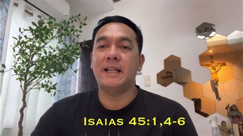 Ang Pagninilay Sa Unang Pagbasa Ika 29 Linggo Sa Karaniwang Panahon