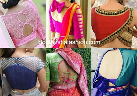 Latest Blouse Designs For Designer Sarees South India Fashion