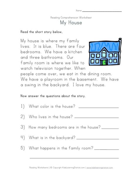 4th Grade Reading Comprehension Worksheets Multiple Choice — Db