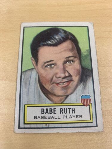 1952 Topps Look N See Set Break 15 Babe Ruth EBay