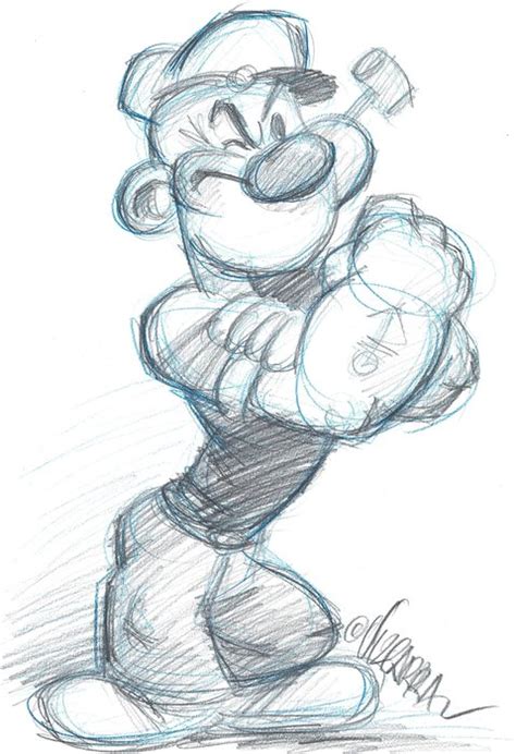 Popeye The Sailor Original Sketch Joan Vizcarra Catawiki