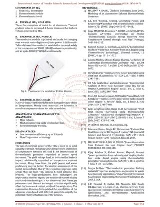 Analysis Of Energy Generation From Exhaust Of Automobile Using Peltier