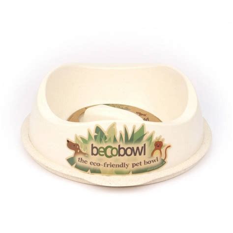 Beco Bowl Natural Eco Friendly Slow Feed Pet Bowl Large