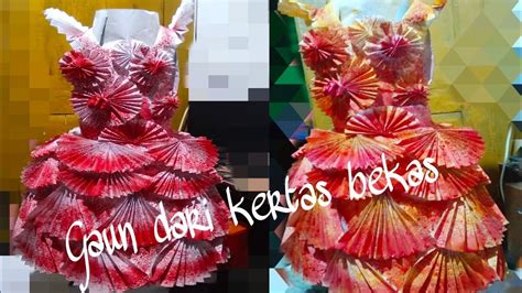 Cara Membuat Baju Dari Bahan Limbah 👗jangan Buang Kertas Bekasmubisa