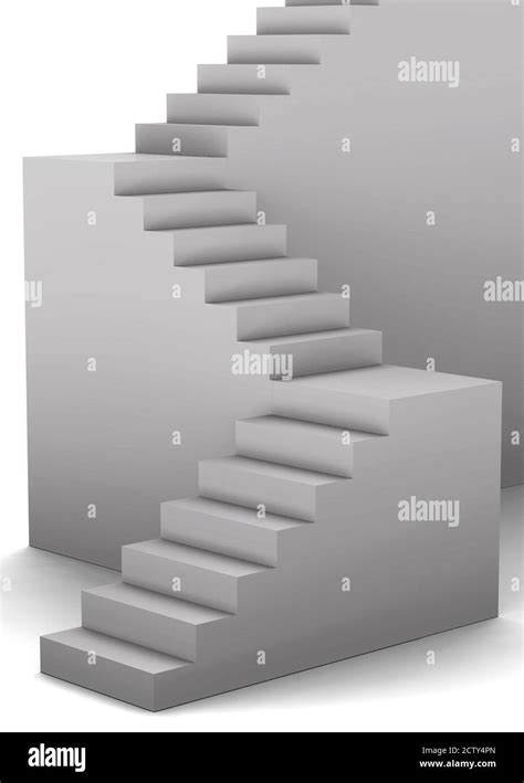 Stairs - 3D Stock Photo - Alamy