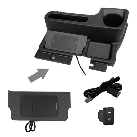 Center Console Box Storage Cup Holder For toyota landcruiser 70 series lc70 accessories pick up ...