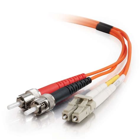 3 3ft 1m Lc St 62 5 125 Om1 Duplex Multimode Pvc Fiber Optic Cable Taa Compliant Orange