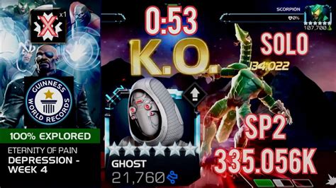 Mcoc Eternity Of Pain Depression Week Ghost Seconds Marvel