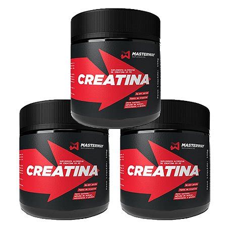 Combo 3 Unidades Creatina Monohidratada 150g 100 De Pureza