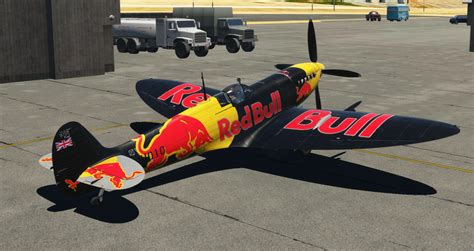 Spitfire Lf Mk Ix Red Bull Skin Pack