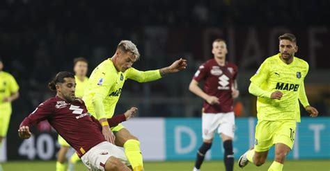 Torino Sassuolo 2 1 Il Tabellino Estratto Un Solo Cartellino Giallo