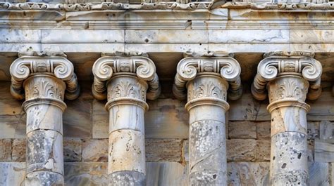 Premium Photo Historical Buildings Stone Pillars