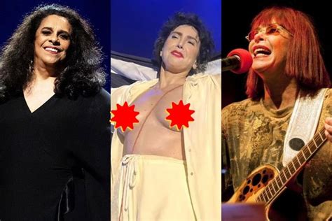 Adriana Calcanhotto Mostra Os Seios Em Homenagem A Gal Costa E Rita Lee