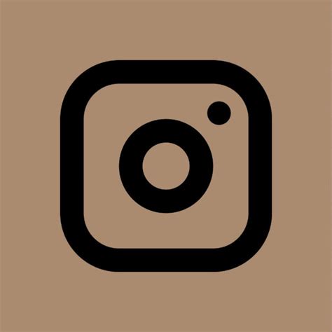 Brown Instagram Logo