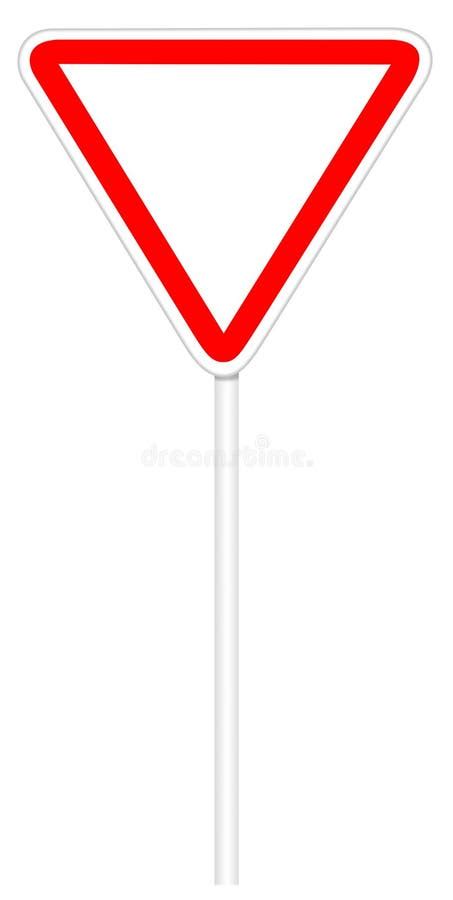 Road Priority Signs. Junction Secondary Road Vector. Stock Vector ...