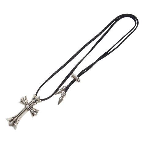 Chrome Hearts Chrome Hearts Double Cross Pendant Boro Necklace Grailed