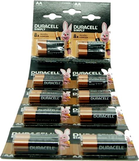 Duracell Baterie Alkaliczne Aalr6 20szt 10x2sz Ceny I Opinie Na Ceneopl