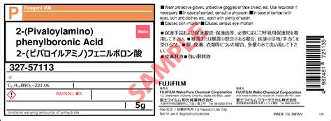 146140 95 62 ピバロイルアミノ フェニルボロン酸2 Pivaloylamino phenylboronic Acid