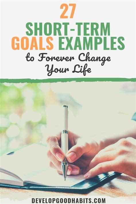 Short Term Goals Examples To Help You Succeed Today Short Term